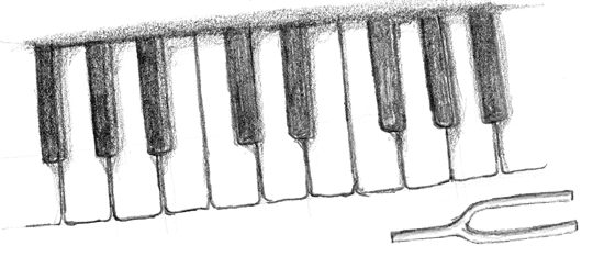 piano sketch